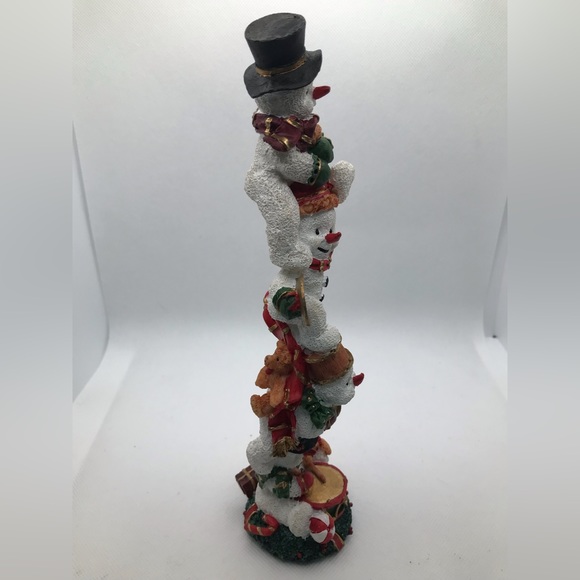 Abbott Collection Snowman Totem Pole - Picture 2 of 7